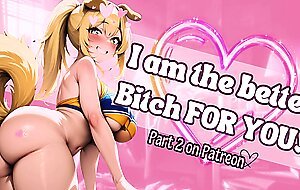 Your Jealous Cheerleader Dog Girlfriend Catches You TEXTING Another Dog Girl [F4M][Erotic Audio RP]
