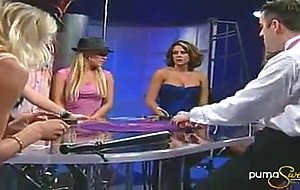 Blond amazon Puma Swede gambling.