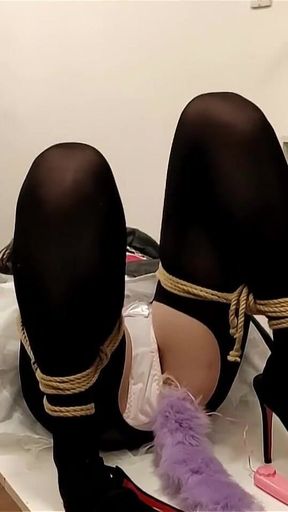 Oil Shiny Black Silk