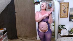 1378 Thick and Curvy GILF Dawnskye Brings You a New Bodystocking Parade