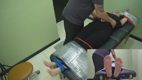 KaChan gets wrecked by tickling and bastinado (multicamera Body-Feet)