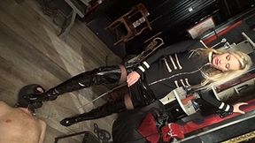 PVC Thigh Boots Licking Instruction - 3 - MP4 (HD)