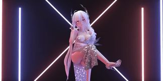 Phut Honsexy Dress Black Stockings White Stockings Big Tits Jiggling Pussy Exposed