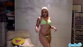 CamSoda - Nikki Benz Lotion Big Tits and Masturbation