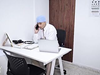 Mariana's Anatomy Chapter V: Dr. Martix Takes Her Doctor's Jock in His Office - Mariana Martix & Milan Rodriguez