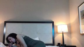 Hot Petite Woman with Big Ass Sucks Cock