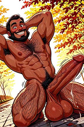 Wild Hunks Posing with Monster Cocks Cumming