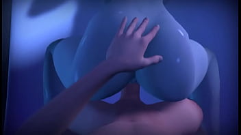Raven gives POV blowjob to Teen Titans teammate
