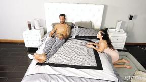 ”Buxxom Keilani Kita deepthroats before having her beaver rammed”