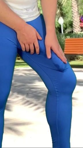 Unforgettable moment from "Risky cum in park"