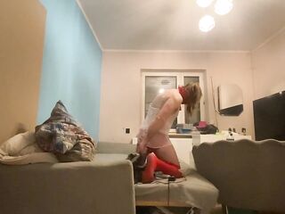 Sissy Hot Costume suck and screw toys