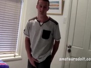 Straight Aussie Jock Eager For Cash Shows Us How He Likes to Fuck & Shoot a Load