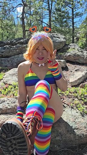 Sissy Outdoors Strip and Pee