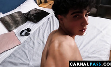 Jimenos ass dripping with cum after savage barebacking