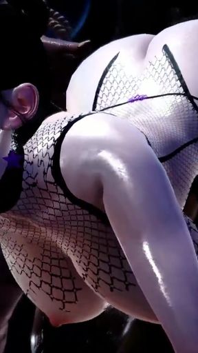 Unforgettable moment from "Naughty Witch in the Woods"