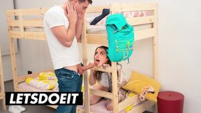 Eden Ivy's anal session with stepbro in Canada