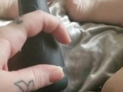 Creamy panties and orgasm with lovense wand- Queen Zena