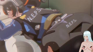 Sexy policewoman and her big cock in her ass