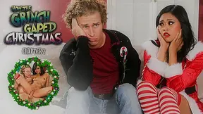 Joanna Angel & Krissie Dee & Michael Vegas in How The Grinch Gaped Christmas - Chapter 2 Scene