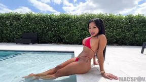 Petite Asian Cj Miles Gets Spinned Around, Lifted, and Fucked by Jmac