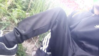 Twunks never-ending precum, gigantic pop-shots, replay, slow-motility, compilation, Chinese fellow in adidas tracksuits, freeballing, cleaning jizz, peeing, outdoors