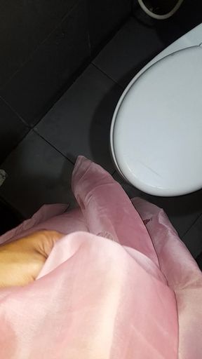 Crossdresser Cum Wearing Hanbok Korean Traditional Dress