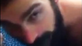 Perfect sucking of huge black cock