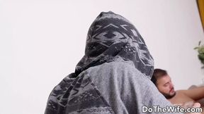 Hubby's Eyes On My Juicy Melons While I Bang A Young Stud Like There's No Tomorrow