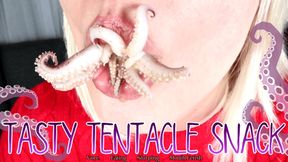 Tasty 🦑 Snack - HD - Slurping And Chewing Fresh Seafood, Octopus, Squid, Eating With My Mouth Open, Food Fetish, Vore Vibes, Messy Eater Sounds