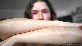 Seductive Spit Play with Hairy Arm Allure CUSTOM