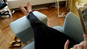Foot model got bored during quarantine