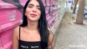 PutaLocura - Pillada a bell&iacute_sima culona colombiana Abby Montano