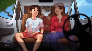 Sex In The Car With Debbie - Summertime Saga new Sex Scenes Part 6