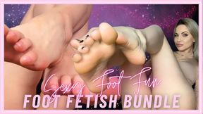 Sexy Foot Fun (Foot Fetish Foot Worship Bundle) 480MP4