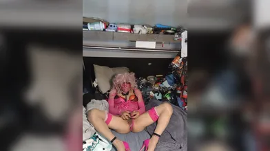 These Fuschia Peep-toe Stiletto Heels Take 3 To 5 Minutes! Hips Over Cum Are Hard To Wear!