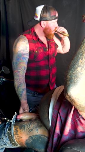 Cigar Motorcycle Fuck with Fox Rifler
