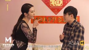 No sex boob service with a gorgeous long-legged Asian beauty