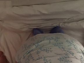 Holding his Cum... Morning Handjob with Big Load! LSL #05