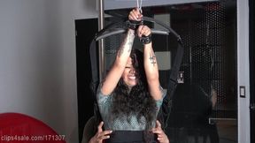 Testing Angie's ticklish body (SD Version)