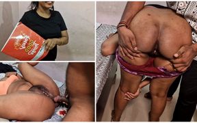 Teacher Fucked Hot College Girl in Doggy Style for Not Completing Homework