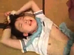 Asian teen in blue sailor uniform fucked by classmate