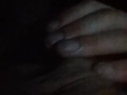 Playing w/My Clit Naked in Bed At Night; Dropped Phone like a Goofball xD