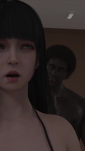 Shadows of Desire: Red Room by Shamandev - Girlfriend Losing Virginity with BBC Bull, Yt Boyfrend Consents