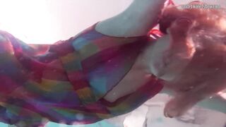Redhead Baby Nikita Vodorezova Gets Naked Fast Underwater
