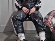 Twinkx nylon tracksuit wank