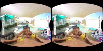 Aubrey Sinclair's Stunning Bubble Butt in Thongs and Action