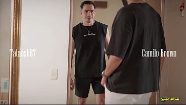 Neighbor Mistake! Shy Guy Deepthroats Huge Cock &amp_ Gets Raw Creampie