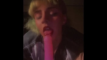 Femboy/t girl practices sucking you cock