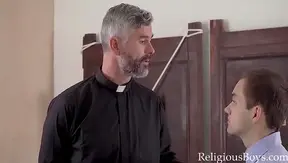 Holy Desires Unleashed: Hot Priest Takes Altar Boy Bareback — Steamy Gay Roleplay 18+