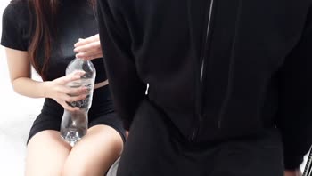 Sneaky Gym Tryst with IamLizz: Big Tits, Passionate Kisses, and Anal Bliss
